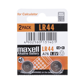 Batería Alcalina tipo LR44 (de botón) de 1.5 V 110 mAh