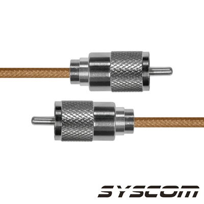 Cable Coaxial RG-142/U de 110 cm, con conectores UHF Macho a UHF Macho (PL-259). Cable Coaxial RG-142/U de 110 cm, con conectores UHF Macho a UHF Macho (PL-259).