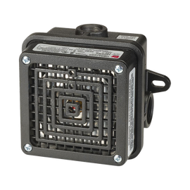 Bocina Vibratone para exterior y ubicaciones peligrosas, 120Vca, negra