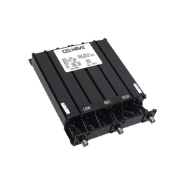 Duplexer CELWAVE Rechazo de Banda compacto de 6 Cavidades, 450-470 MHz., 50W.