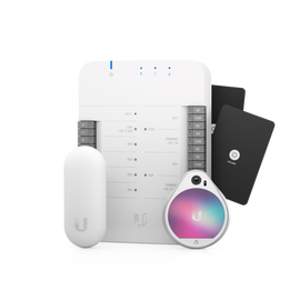 UniFi Access Kit de Inicio, con HUB, Reader Pro, Reader Lite y 20 tarjetas, para acceso a una sola puerta
