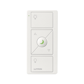 CONTROL REMOTO INALAMBRICO CON 3 BOTONES SUBIR/BAJAR, ENCENDER, APAGAR, NIGHTLIGHT color  blanco