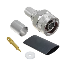 Conector N Macho Plegable Hex. con Pin Soldable para cables Tipo RG8