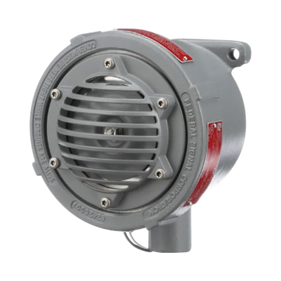Bocina Vibratone a prueba de explosiones para exterior y ubicaciones peligrosas, 120Vca, negra