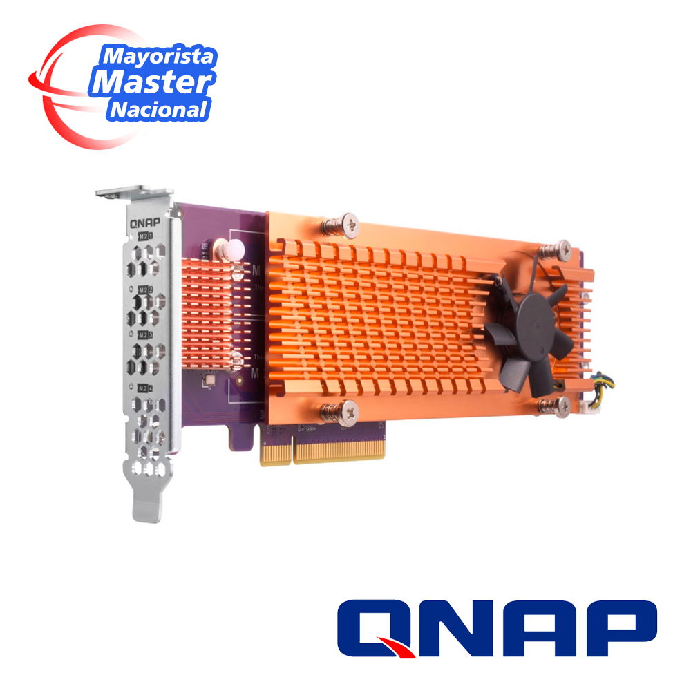 QNAP QM2-2P-244A DUAL M.2 22110/2280 PCIE SSD EXPANSION CARD (PCIE GEN2 X4), LOW-PROFILE BRACKET PRE-LOADED, LOW-PROFILE FLAT AND FULL-HEIGHT ARE BUNDLED
*SHORTER VERSION TO SUPPORT TVS-X82/TS-X77 PCIE SLOT 2 & SLOT 3 QNAP QM2-2P-244A DUAL M.2 22110/2280 PCIE SSD EXPANSION CARD (PCIE GEN2 X4), LOW-PROFILE BRACKET PRE-LOADED, LOW-PROFILE FLAT AND FULL-HEIGHT ARE BUNDLED
*SHORTER VERSION TO SUPPORT TVS-X82/TS-X77 PCIE SLOT 2 & SLOT 3