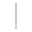 Poste de Esquina Negro de 1.2m para Cerca Electrificada de Tubo Galvanizado cal. 18 de 1
