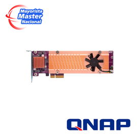 QNAP QM2-4P-342 QUAD M.2 PCIE SSD EXPANSION CARD; SUPPORTS UP TO FOUR M.2 2280 FORMFACTOR M.2 PCIE (GEN3 X2) SSDS; PCIE GEN3 X4 HOST INTERFACE; LOW-PROFILE BRACKET PRE-LOADED, LOW-PROFILE FLAT AND FULL-HEIGHT ARE BUNDLED