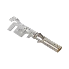 Terminal Hembra Plegable para cables 20-24 AWG, de Potencia para Conectores Molex 3.0 mm, Baño de Oro de 15 micro pulgadas.