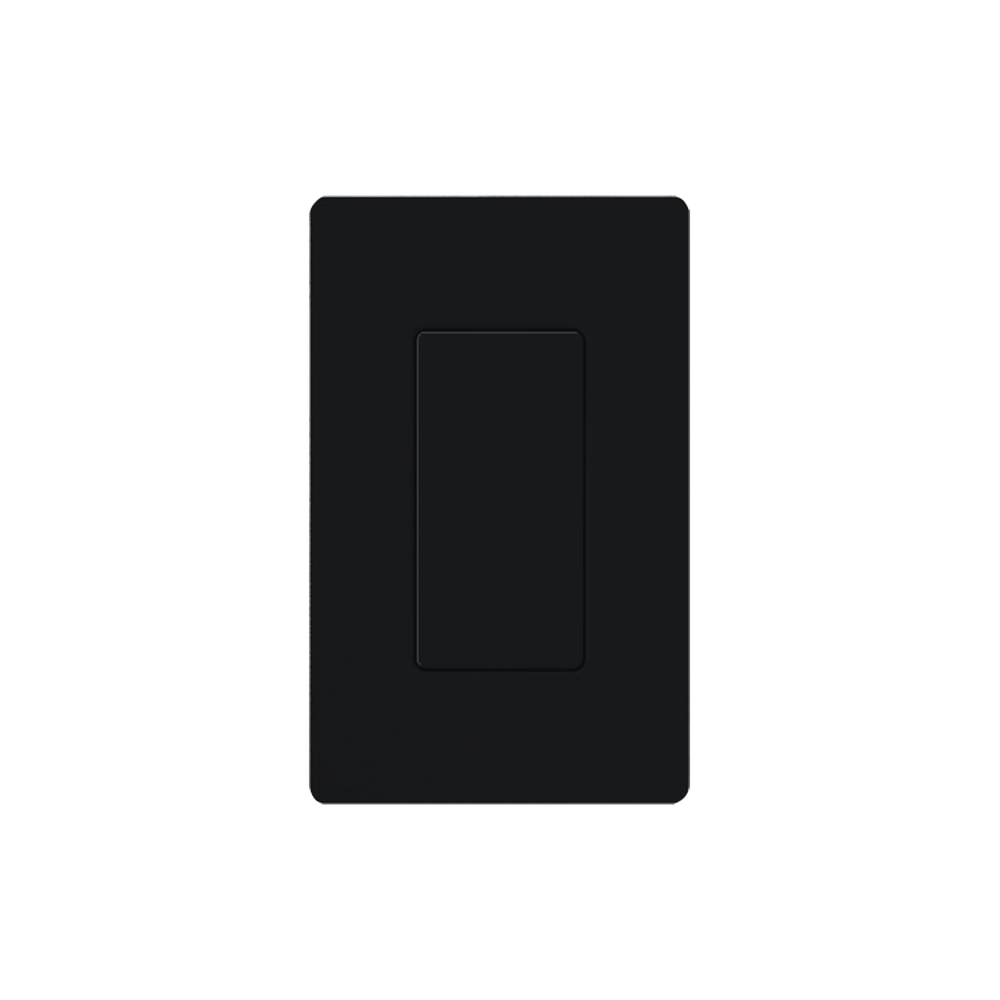 Placa ciega color negro.