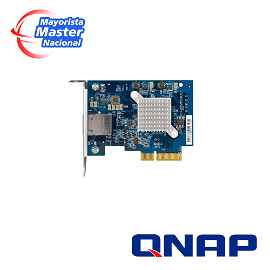QNAP QXG-10G1T SINGLE-PORT (10GBASE-T) 10GBE NETWORK EXPANSION CARD, PCIE GEN3 X4, LOW-PROFILE BRACKET PRE-LOADED, LOW-PROFILE FLAT AND FULL-HEIGHT BRACKSTS ARE INCLUDED