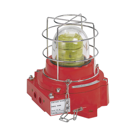 Luz de advertencia LED, a prueba de explosión, 110-240 Vca, ATEX, IECEX, ambar