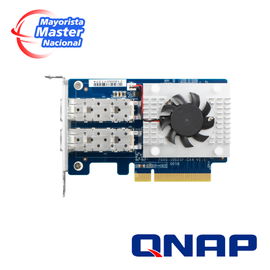 QNAP QXG-25G2SF-CX4 DUAL-PORT SFP28 25GBE NETWORK EXPANSION CARD; LOW-PROFILE FORMFACTOR; PCIE GEN3 X8