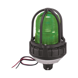 Luz de advertencia LED para ubicaciónes peligrosas, montaje tipo tubo, 24 VCD, LED color Verde