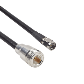 Cable LMR-240UF (Ultra Flex) de 60 cm con conectores N Hembra y SMA Macho.