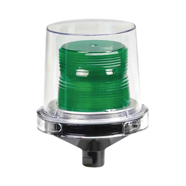 Luz de advertencia LED para ubicaciones peligrosas Electraray®, UL y cUL para Clase I, División 2, Grupos A, B, C y D; Clase II División 2, Grupos F y G; Clase III, 24 VCD, Color Verde