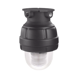 Luz estroboscópica a prueba de explosiones UL y cUL para Clase I, División 1, Grupo C y D; Clase I, División 2, Grupos A y B; Clase II, División 1, Grupos E, F y G; Clase III, 24 VCD, Color Claro, montaje no incluido