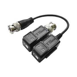 Kit de Transceptores (Baluns) TurboHD Hasta 4K / 5 MP / HD-TVI/HD-CVI/AHD/CVBS / Conector 100% COBRE / Con Cable RF Blindado