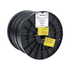 Bobina de 1000 ft ( 305 m ) Cat5e con gel para exterior, color Negro, para aplicaciones en sistemas de redes de datos y cableado estructurado.Uso intemperie.