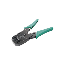 Pinzas para plegar cables UTP5 y UTP6 con Cavidades para RJ11 de 4 y 6 hilos y RJ45 de 8 hilos