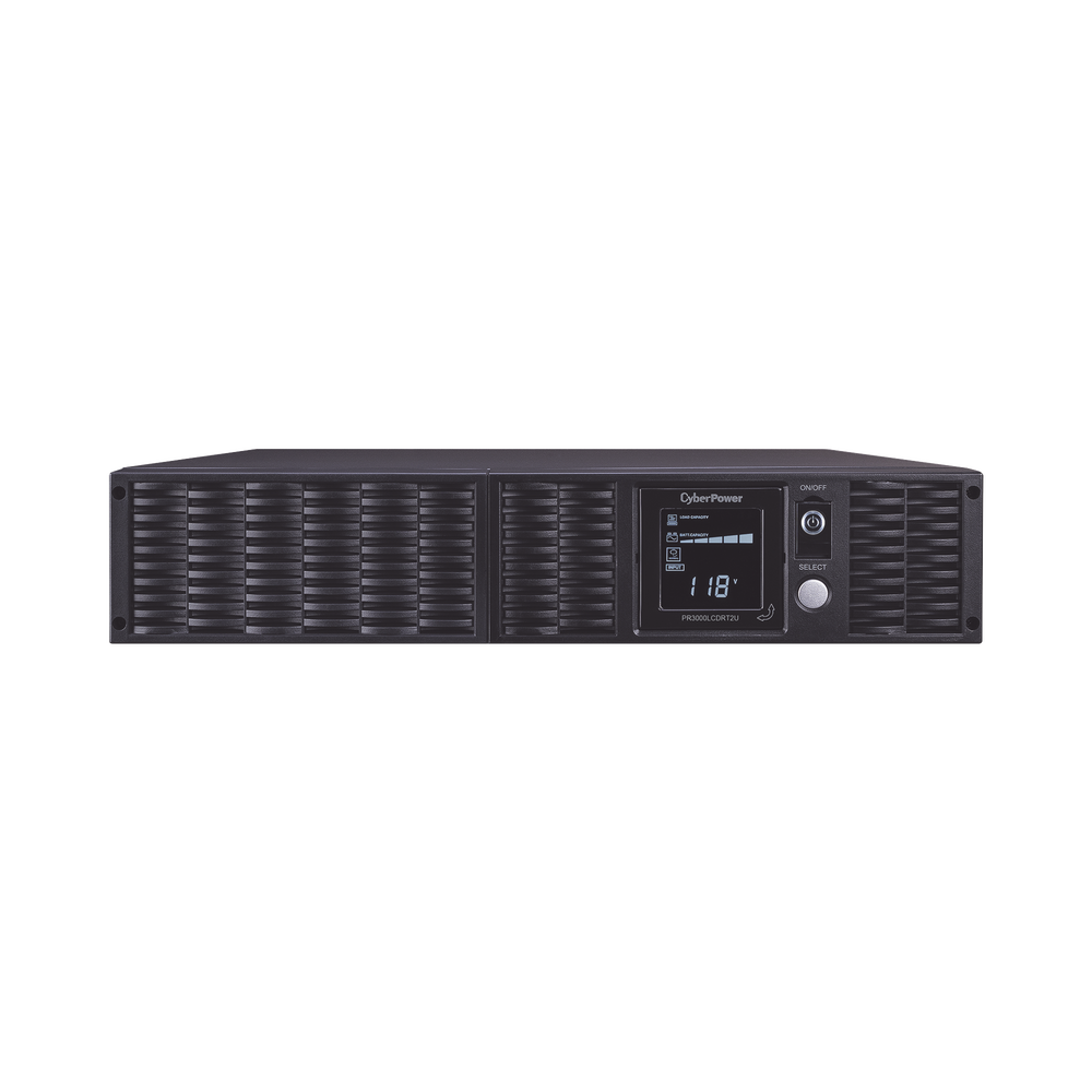 UPS de 3000 VA/2700 W, Topología Línea Interactiva, Entrada 120 Vca NEMA L5-30P, Onda Senoidal Pura, Torre o Rack de 2 UR, Con 8 Tomas 5-20R y 1 L5-30R