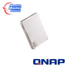 QNAP SMB STORAGE TBS-453DX-8G-US 4-BAY M.2 SSD NASBOOK, INTEL CELERON J4105 4-CORE 1.5GHZ, 8GB DDR4 RAM (2 X 4GB), 4 X M.2 2280 SATA SSD PORTS, 1 X 10GBASE-T (10G/5G/2.5G/1G) + 1 X RJ45 GBE, HDMI 2.0, USB PORTS, IR RECEIVER