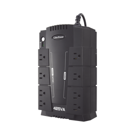 UPS de 425 VA/255 W, Topología Standby, Entrada 120 Vca NEMA 5-15P, Tipo Gabinete Compacto, Con 8 Tomas NEMA 5-15R