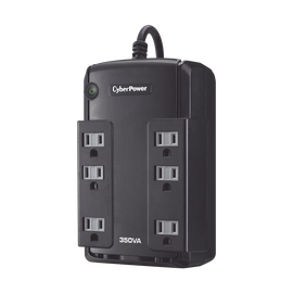 UPS de 350 VA/255 W, Topología Standby, Entrada 120 Vca NEMA 5-15P, Tipo Gabinete Compacto, Con 6 Tomas NEMA 5-15R
