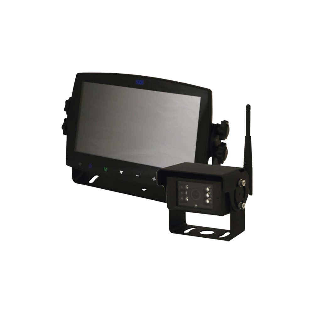 Sistema inalámbrico de reversa con cámara infrarroja y monitor de 7