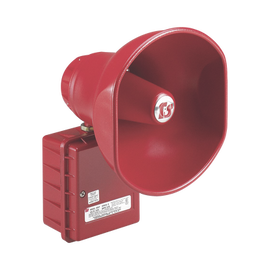 Altavoz amplificado, 30w, supervisado, UL para Fuego, 24Vcc, rojo