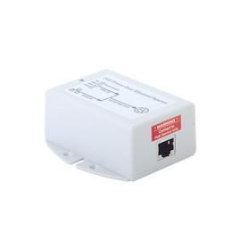 Inyector POE para Aplicación Solar, Entrada 9-36 Vcd, Salida en 48 Vcd, 802.3 af, 10/100/1000 Mbps, hasta 17 Watts