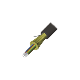 Cable de Fibra Óptica de 6 hilos, Interior/Exterior, Tight Buffer, No Conductiva (Dielectrica), Plenum, Monomodo OS2, 1 Metro