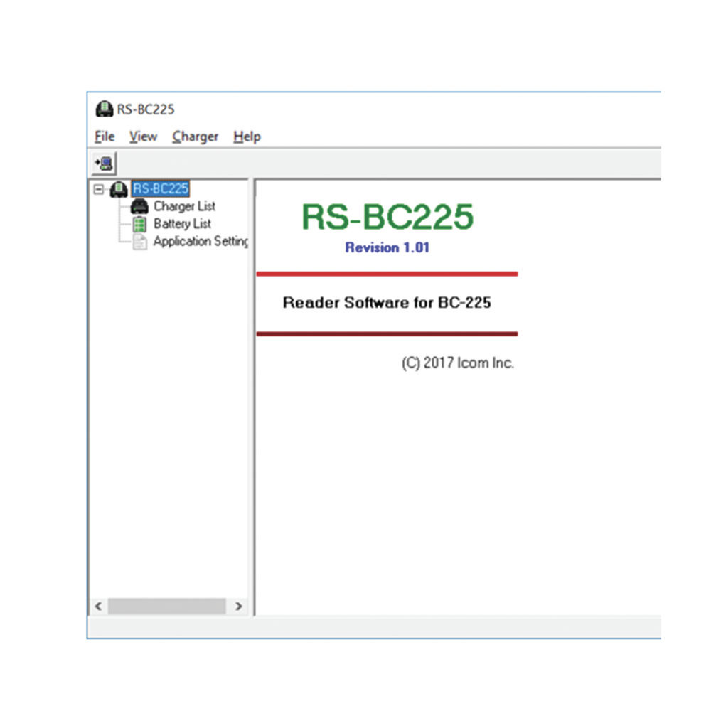 Battery management software for the BP-283/284/BP290 (requires charger BC225)