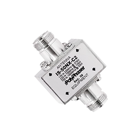 Protector Coaxial RF de CD Para 125 - 1000 MHz Con Ceja lateral y Conectores N Hembra en Ambos Lados, 50 Ω
