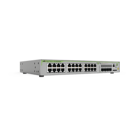 Switch PoE+ Administrable CentreCOM GS970M, Capa 3 de 24 Puertos 10/100/1000 Mbps + 4 SFP Gigabit, 370 W