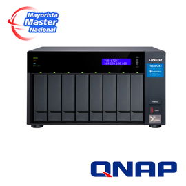 NAS QNAP TVS-872XT-i5-16G-US PROCESADOR INTEL CORE i5/ MEMORIA RAM 16GB / 8 BAHIAS FRONTALES SATA 3.5 PULGADAS y 2.5 PULGADAS/ 2 PUERTOS RJ45 1GbE + 1 PUERTO 10GBASE-T / MONTAJE EN ESCRITORIO / APLICACIONES  DE USO PYME-EMPRESARIAL PARA COMPARTIR Y R
