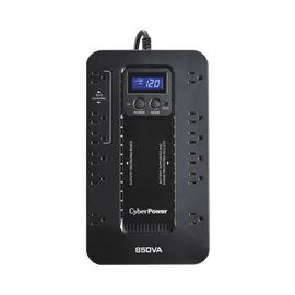 NO-BREAK CYBERPOWER EC850LCD 850VA ECO UPS 12CONT TEL USB 3Y