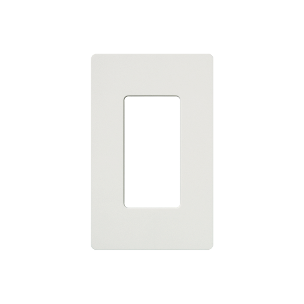 Placa de pared 1 espacio, para atenuador (dimmer), apagador ó control remoto inalámbrico LUTRON.