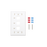Placa de pared, de 3 puertos, Keystone, con espacio para etiqueta - Color Blanco