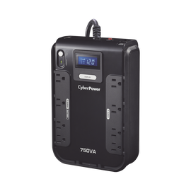 UPS de 750 VA/420 W, Topología Standby, Entrada 120 Vca NEMA 5-15P, Tipo Gabinete Compacto, Con 8 Tomas NEMA 5-15R