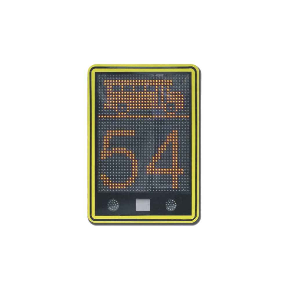 Radar de velocidad de 3 dígitos con mensajes variables y confgurables