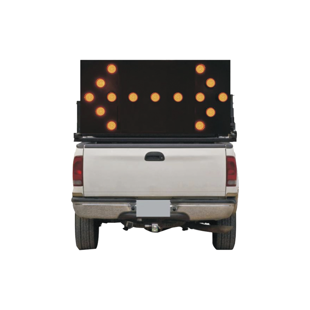 Tablero de señalización doble para montaje en pick up