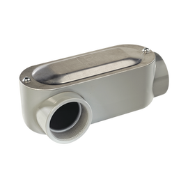 Caja oval roscada tipo LR de 3