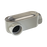 Caja oval roscada tipo LR de 3