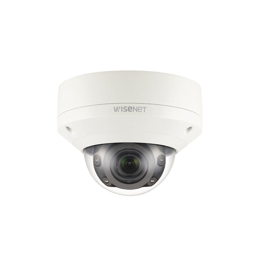 Cámara IP Tipo Domo Antivandálico 2MP / Lente Motorizado 2.8-12mm / IR 50M / WDR 150db / H.265 & WiseStream II Cámara IP Tipo Domo Antivandálico 2MP / Lente Motorizado 2.8-12mm / IR 50M / WDR 150db / H.265 & WiseStream II