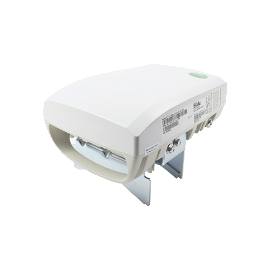Terminal Unit MultiHaul™ TU, 90°, 100 Mbps Updatable to 1000Mbps, 3 Ports RJ-45 (PoE Output Enabled in 2 ports), Mounting and PoE Injector Included, IP65, White Color