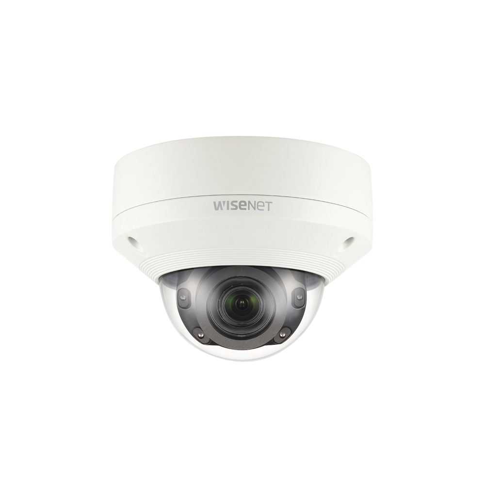 Cámara IP Tipo Domo Antivandálico 2MP / Lente Motorizado 2.8-12mm / WDR 150db / H.265 & WiseStream Cámara IP Tipo Domo Antivandálico 2MP / Lente Motorizado 2.8-12mm / WDR 150db / H.265 & WiseStream