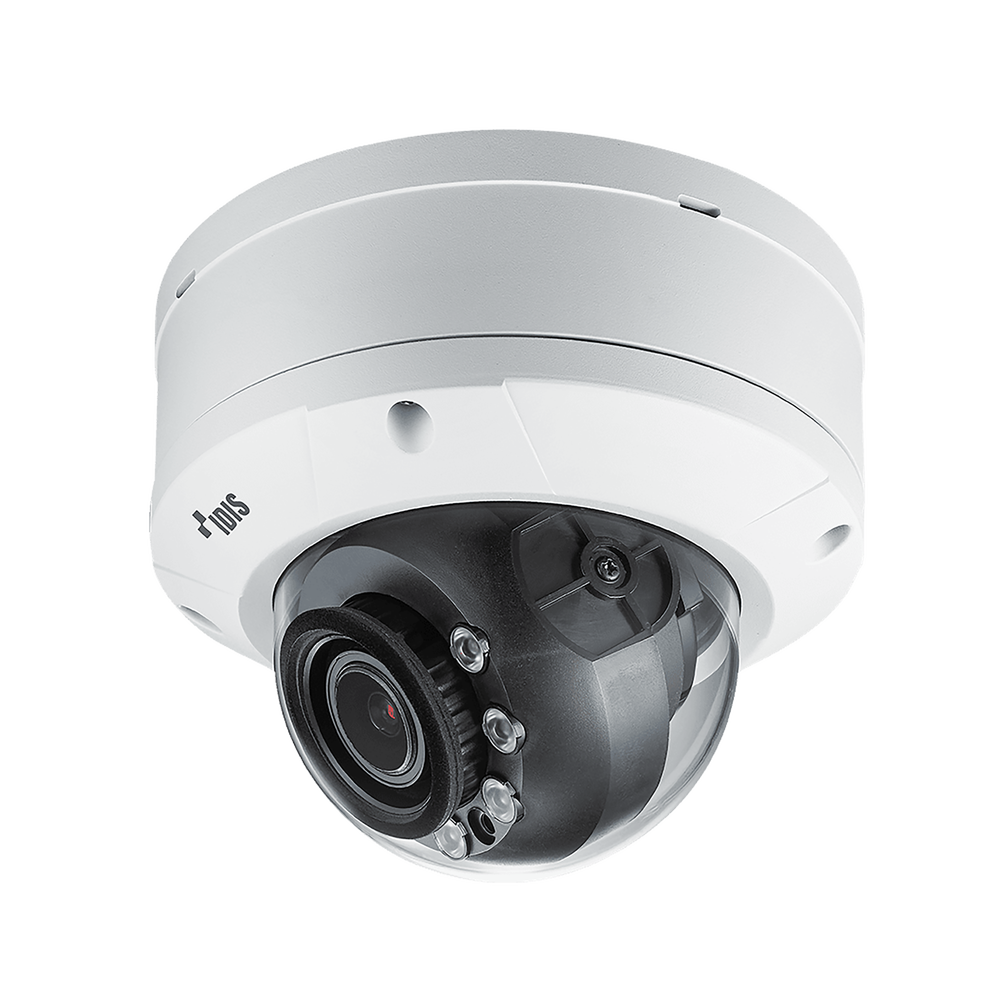 Dome IP 2 Megapixel (1080p) | Vandal-Proof IK10 | Two Way Audio | Alarm I/O | PoE/12VDC | IR 30m | MicroSD | ICR | WDR | Motorized Vari-focal lens (f=2.8 - 12 mm)