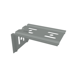 Ménsula económica, para montaje en pared, para anchos de charola de 100mm, con acabado Electro Zinc
