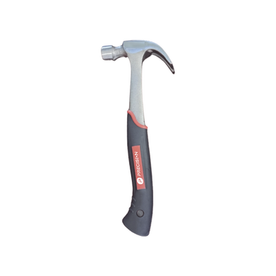 Martillo Uso Rudo de Acero Forjado de 16 oz. con Uña Curva. Con Sujetador Magnético de Clavos.