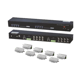 KIT P/VIDEO ANALOGO P/600 MTS compuesto por: (1) TT108AR + (8) TT101AT -TRANSM D/VIDEO ACTIVO